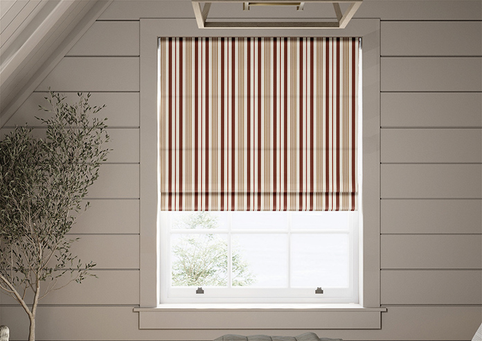 The British Stripe Co. George, Teignbridge No.1 - Twist&Fit Roman Blind - Image 3